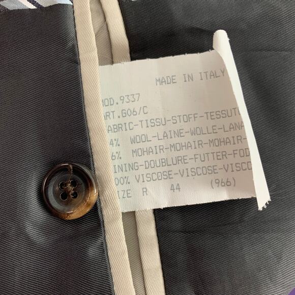 PAUL SMITH Size 44 Brown Wool / Mohair Single Breasted Sport Coat - Picture 5 of 6